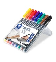 Staedtler Lumocolor Permanent Markör Kalem Seti 1.0mm 8 Renk 317 WP8