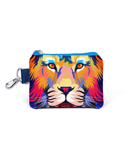 Coral High Kids Lacivert Saks Aslan Desenli Bozuk Para Çantası 21841