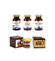 Balen Gınseng+Çörekotu +Üzüm Çekirdeği+Yaban Mersin+Reishi Mantar