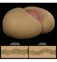 Lovetoy İki İşlevli Çamaşır Aksesuarlı Ultra Yumuşak Kalça Mastürbatör