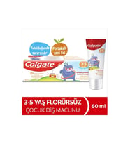 Colgate 3-5 Yaş Portakal Aromalı Florürsüz Çocuk Diş Macunu 60 ml