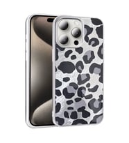 Lexroo iPhone 14 Pro Max Kılıf Desenli Mep Kılıf - Gri Leopar