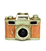 Dekoratif Metal Fotoğraf Makinesi C0325