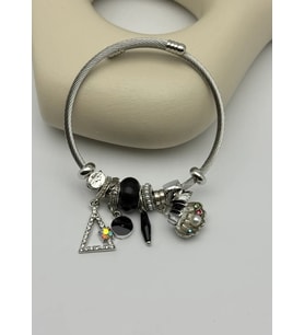 Çelik Silver Pandora Bileklik - 25-blk288