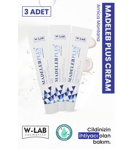 W-Lab Kozmetik Madeleb Plus Krem 3 Lü Paket