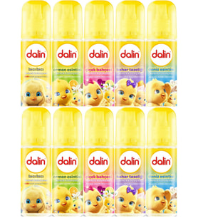 Dalin Bebek Kolonyası 150ML (Bıcı Bıcı-Orman-Çiçek-Bahar-Deniz) (Karma 10 Lu Set)