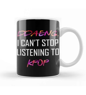 Bts Ddaeng I Can't Stop Listening To Kpop Army Kupa Bardak Porselen