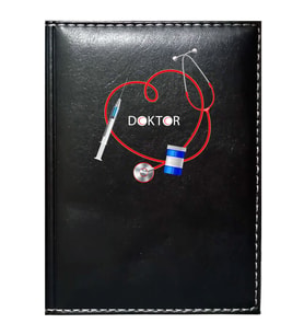PROMOSYON DENİZİ  DOKTOR 6 GÖRSELLİ SİYAH RUHSAT KABI