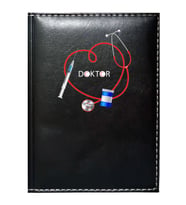 PROMOSYON DENİZİ  DOKTOR 6 GÖRSELLİ SİYAH RUHSAT KABI