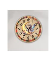bilge Tasarım Çocuk Odası Duvar Saati 30 x 30 CM (Karışık)