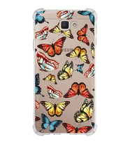 PrintiFy Samsung Galaxy J7 Prime Uyumlu Water Color 2 Baskılı Şeffaf Köşe Korumalı Antişok Kılıf