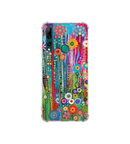 PrintiFy Huawei Y9 Prime 2019 ile Uyumlu Düşlerin Dansı Serisi Folklorik Bahçe Tasarımlı Uv Baskılı Köşe Korumalı Antişok Kılıf
