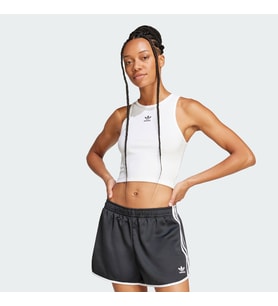 adidas JC9007 ESS RIB TANK Kadın T-Shirt (Beyaz)