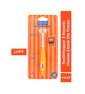 Toothhugger 3 Boyutlu Hassas Çocuk Diş Fırçası Lupy (Turuncu)