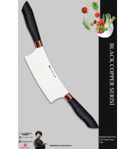 Black Copper Serisi Mutfak Bıçak Pizza Pide Börek Kıyma Bıçağı Zırhı (MFT-745)