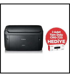 Canon İ-sensys Lbp6030b, Lazer Yazıcı (siyah), Orjinal +2adet Crg725 Toner Hediyeli (dakikada 18 Say