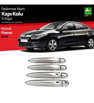 Renault Fluence Uyumlu Krom Kapı Kolu 4 Kapı Sensörlü 2010 Üzeri