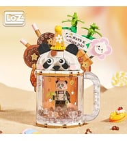 Lz-4206 Loz Panda Ayi Dondurma Kupasi 297 Parça Block Oyuncak