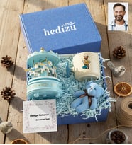 Kişiye Özel Karikatürlü İnşaat Mühendisi Hediye Kutusu - Kişiye Özel T Kupa, Atlı Karınca Müzik Kutusu, Peluş Anahtarlık Mühendisler Günü Hediyesi
