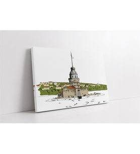 Kız Kulesi Kanvas Tablo