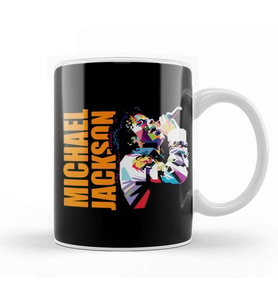 Popartstyle Michael Jackson King Of Pop In Pop Art Kupa Bardak Porselen