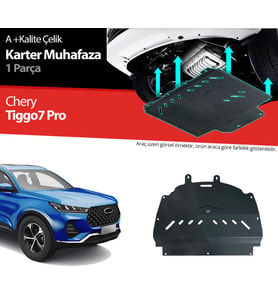 Chery Tiggo 7 Pro Çelik Karter Muhafaza Koruma 2022 2023 2024 2025