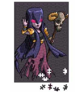 Clash of clans Bruxa Sombria Puzzle 240 Parça Yapboz