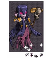Clash of clans Bruxa Sombria Puzzle 240 Parça Yapboz