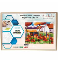 Artebella 35x50 Numaralı Kompozit Tuval Boyama Manzara  ANTB0008