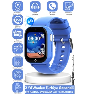 Çocuklar İçin Akıllı Saat, GPS, Görüntülü ve Sesli Görüşme Özelliği