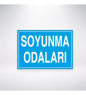 Soyunma Odaları 21x28 Arkası Yapışkanlı Levha