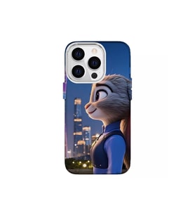 Iphone 13 Pro Max Uyumlu Aşık Tavşan Tasarimli Lüks Silikon Kilif (Çok Renkli)