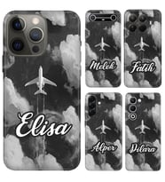 iPhone 7 8 SE 11 12 13 14 15 16 16E 17E Pro Max Plus Air Mini Kılıf YeniSeri Kişiye Özel İsim Yazılı Silikon Kapak