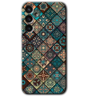Galaxy S23 FE Kılıf HD Desen Baskılı Arka Kapak - Mandala Desen
