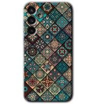 Galaxy S23 FE Kılıf HD Desen Baskılı Arka Kapak - Mandala Desen