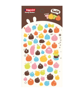 Bigpoint Sticker Toto Smile x 15 Adet