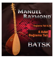 Manuel Raymond BATSK Kısa Sap Bağlama Teli (0.18)  Esnek Yapı Kolay Akort