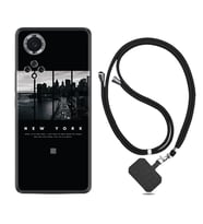 Huawei Nova Y70 Y90 Nova 9 SE  Kılıf Boyun Askılı Silikon New York 1612