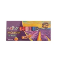 Yağlı Boya 12 Renk 9 Ml Tüp 1 Paket Yağlıboya 12 li (Karışık)