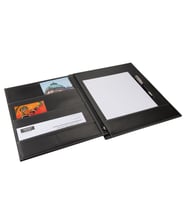 İmza Sümeni Masaüstü Tekli Toplantı ve Otel Odası Sümeni Desk Pad Vegan 30x36,5 cm (Siyah)