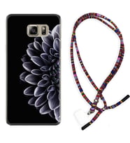 Samsung S7 Edge S20 Fe Plus Ultra S21 S22 Kılıf Boyun Asklı Rasta Silikon Çiçekler 1639