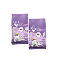 Vancat Lavanta Kokulu İnce Taneli Kedi Kumu 10 Kg 2 Adet