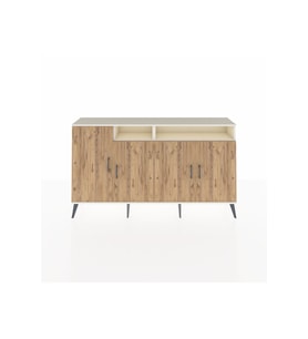 Arges Konsol 6 Raflı 4 Kapaklı 176x30x99 Aytaşı-Çam/Aytaşı
