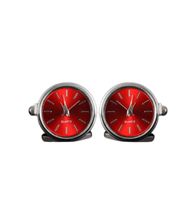 Omark Cotton Boston Red Watch Kol Düğmesi (Kalpli Kırmızı)
