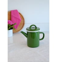 Emaye Silindir Demlik 850 ml Yeşil