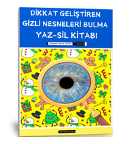 Dikkat Geliştiren Gizli Nesneleri Bul YAZ-SİL Kitabı