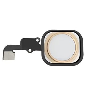 iPhone 6S Home Tuşu Flex GOLD - Lastikli Çerceveli