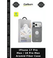 iPhone 17 Pro Max / 18 Pro Max Aramid Fiber Case Aksesuar Koruyucu Arka Kapak