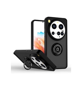 Newface Xiaomi Mi 15 Ultra Kılıf Montreal Yüzüklü Silikon Kapak - Siyah