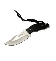 Crkt Civet 2805 Wy Tırtıklı Kamp Bıçak 18 Cm - Plastik Sap, Kılıflı, İpli